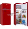 Fridge Amica RETRO KGC15630R (550mm x 1440mm x 615 mm, 164 l, Class A++, red color)