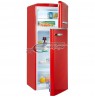 Fridge Amica RETRO KGC15630R (550 mm x 1440mm x 615 mm, 164 l, Class A++, red color)