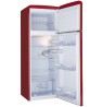 Fridge Amica RETRO KGC15630R (550 mm x 1440mm x 615 mm, 164 l, Class A++, red color)