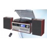 Roadstar HIF-8892EBT home audio system 8 W Cherry, Silver, Wood