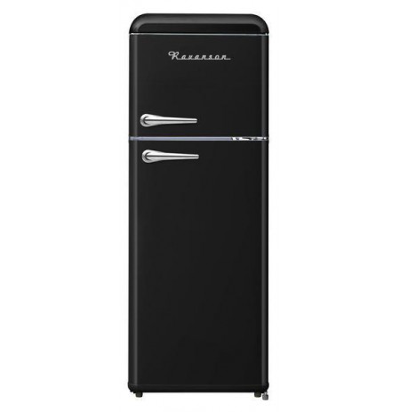 Fridge Ravanson LKK-210RB (545mm x 1470mm x 585 mm, 157l, Class A++, black color)