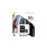 Kingston | Canvas Select Plus | 512 GB | Micro SD | Flash memory class 10 | SD adapter