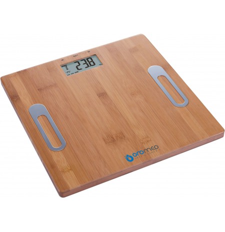 Weighing scale bathroom oromed (wood color)