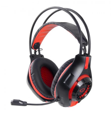 Headphones Esperanza EGH420R DEATHSTRIKE (black and red color)