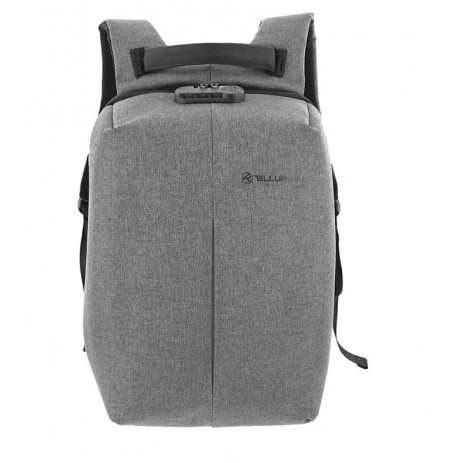 Tellur 15.6 Notebook Backpack Antitheft V2, USB port, gray