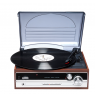 Denver VPR-190MK2 Retro Turntable with Radio and Built-in Speakers