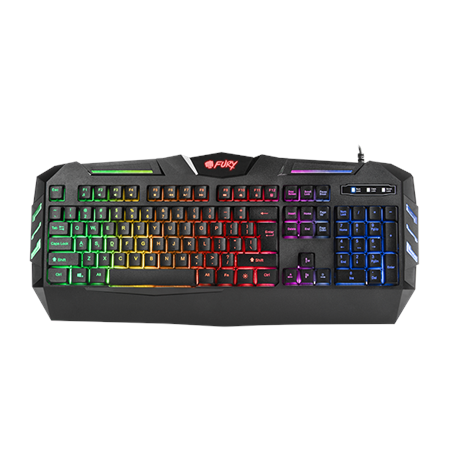 FURY Spitfire Gaming Keyboard, US Layout, Wired, Black