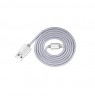 Devia Fashion Series Cable for Lightning (MFi, 2.4A 1.2M) silver