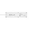 Tellur WiFi Power Strip, 3 Outlets, 4*USB 4A, 2200W, 10A, 1.8m