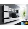 TV Stand VIGO '180' 30/180/40 black/white gloss