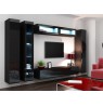 TV Stand VIGO '180' 30/180/40 black/black gloss