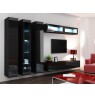 TV Stand VIGO '180' 30/180/40 black/black gloss