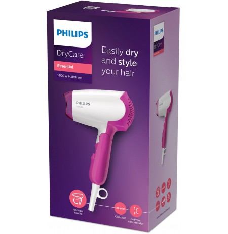 Philips DryCare BHD003/00 hair dryer Pink,White 1400 W