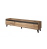 TV stand NORD 185cm wotan oak/anthracite