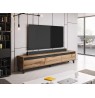 TV stand NORD 185cm wotan oak/anthracite