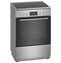 Bosch | Cooker | HKR39A250U | Hob type Vitroceramic | Oven type Electric | Stainless steel | Width 60 cm | Electronic ignition |