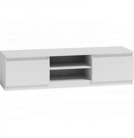 TV STAND 140 WHITE MAT