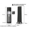 Telefonas bev. Panasonic KX-TGK210FXB