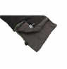 Outwell Celebration Lux, Sleeping Bag, 225 x 80 cm,  2 way open - auto lock, L-shape, Black