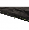 Outwell Celebration Lux, Sleeping Bag, 225 x 80 cm,  2 way open - auto lock, L-shape, Black