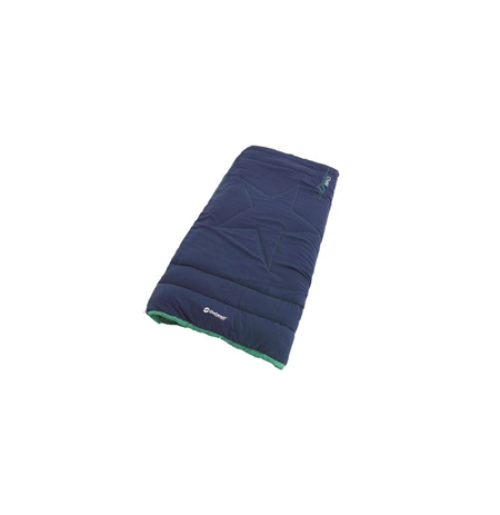 Outwell Champ Kids Ocean Blue, Sleeping Bag, 150 x 70 cm,  2 way open, L-shape, Blue