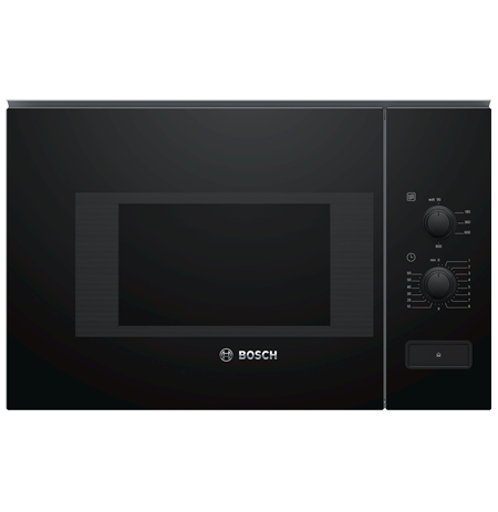 Bosch Microwave Oven BFL520MB0 20 L,  Rotary knob, 800 W, Black, Built-in, Defrost function