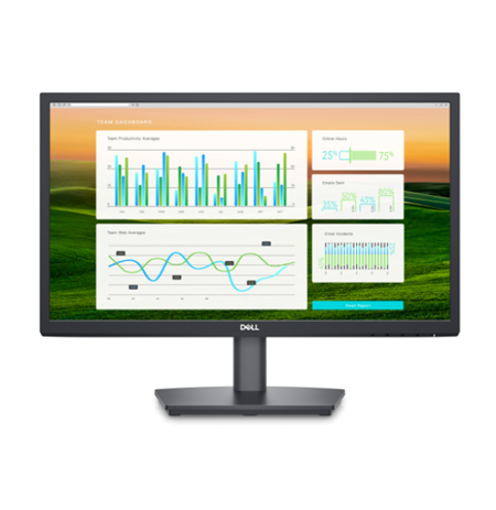 Dell LCD monitor E2222HS 22 ", VA, FHD, 1920 x 1080, 16:9, 5 ms, 250 cd/m², Black, HDMI ports quantity 1, 60 Hz