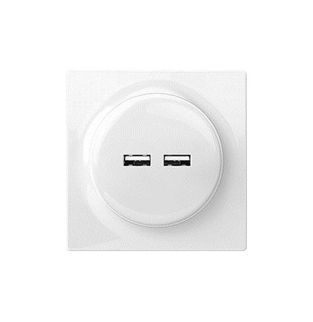 Fibaro Walli N socket-outlet 2x USB White