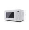 Sharp Microwave Oven YC-MS02E-C 800 W, White