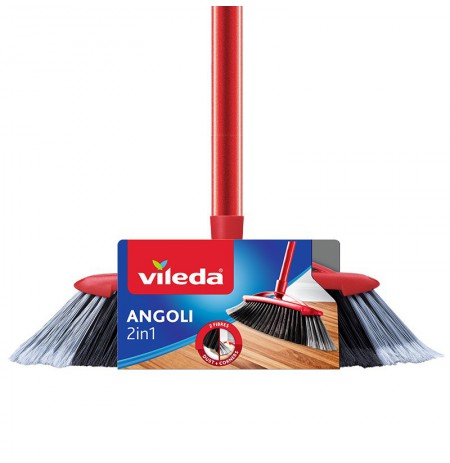 Sweeping brush VILEDA Profiled 2in1 (red)