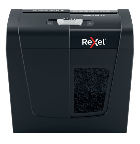 Dokumentų naikiklis Rexel Secure X6 Cross Cut Paper Shredder P4, 6 lapai, 10 L.