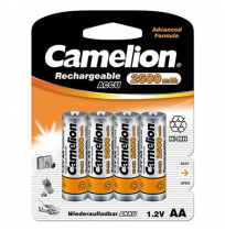 Camelion | AA/HR6 | 2500 mAh | Rechargeable Batteries Ni-MH | 4 pc(s)