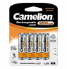 Camelion | AA/HR6 | 2500 mAh | Rechargeable Batteries Ni-MH | 4 pc(s)