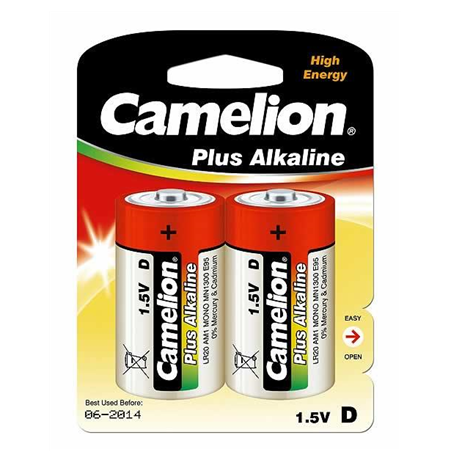 Camelion D/LR20, Plus Alkaline, 2 pc(s)