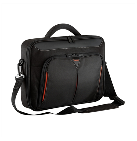 Targus Classic+ Fits up to size 15.6 ", Black/Red, Shoulder strap, Messenger - Briefcase