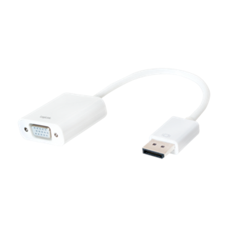 Logilink Logilink CV0059B, Display Port 1.2 to VGA Active Adapter with 15cm cable :  VGA, DisplayPort