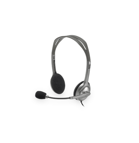 Logitech Stereo headset H111 Built-in microphone, 3.5 mm, Grey