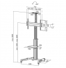 Logilink BP0025 TV stand cart