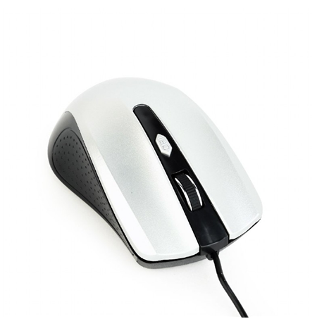 Gembird Mouse  MUS-4B-01-BS Standard, No, Black/ silver, No,