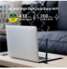 TP-LINK Dual Band USB 2.0 Adapter Archer T2U Plus  2.4GHz/5GHz, 802.11ac, 200+433 Mbps, 1xExternal antenna 5dBi