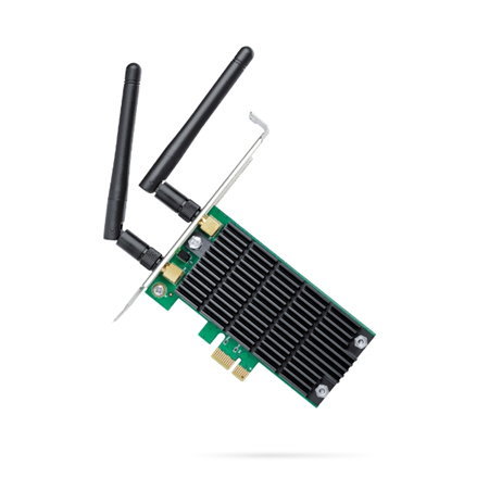 TP-LINK Archer T4E, Dual Band PCI Express Adapter 2.4GHz/5GHz, 802.11ac, 300+867 Mbps, 2xDetachable antennas