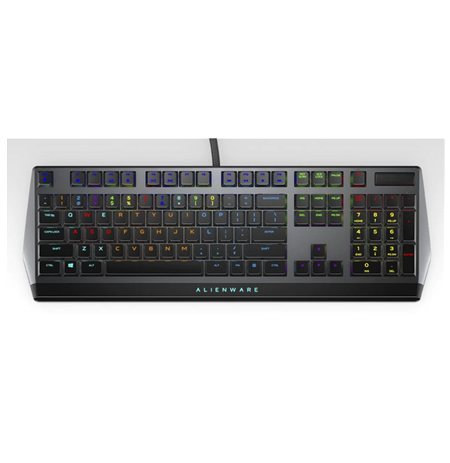 Dell AW510K Mechanical Gaming Keyboard, RGB LED light, EN, Dark Gray, Wired