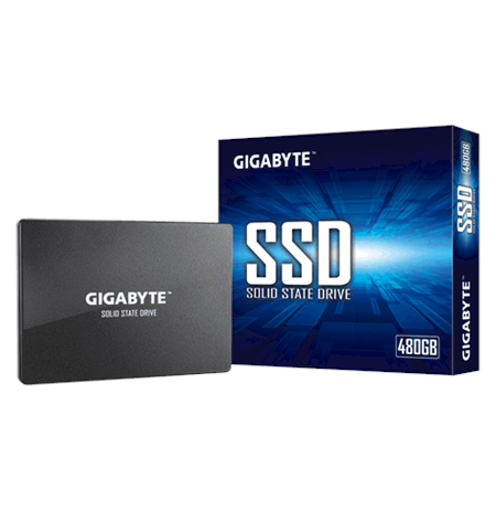 Gigabyte GP-GSTFS31480GNTD 480 GB, SSD interface SATA, Write speed 480 MB/s, Read speed 550 MB/s