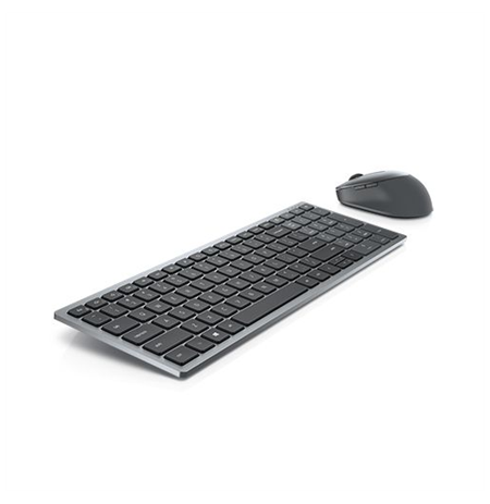 Dell Keyboard and Mouse KM7120W Keyboard and Mouse Set, Wireless, Batteries included, RU, Titan Gray