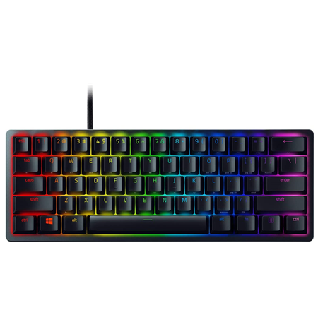 Razer Huntsman Mini, Gaming keyboard, RGB LED light, US, Black, Wired