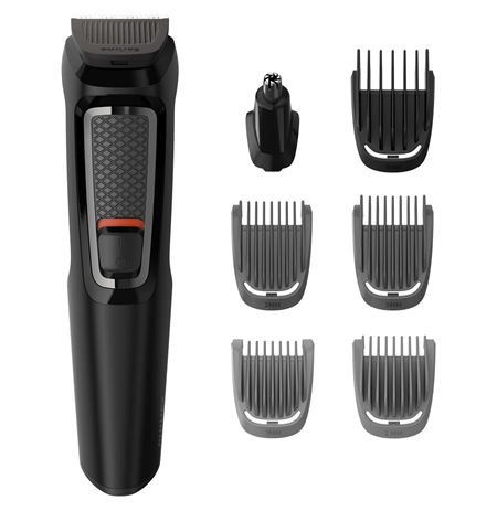 Philips Face and Hair Trimmer MG3740/15 9-in-1 Cordless, Black, Operating time (max) 60 min