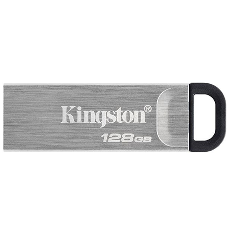 Kingston USB Flash Drive DataTraveler Kyson 128 GB, USB 3.2 Gen 1, Black/Grey