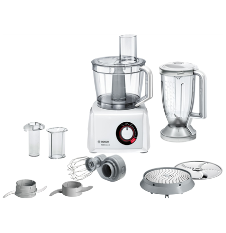 Bosch Food Processor MultiTalent 8 MC812W501 White, 1000 W, Number of speeds 2, 3.9 L, Blender