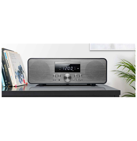 Muse Bluetooth Micro System M-880 BTC 80 W, Wireless connection, Silver, AUX in, CD player, NFC, Bluetooth