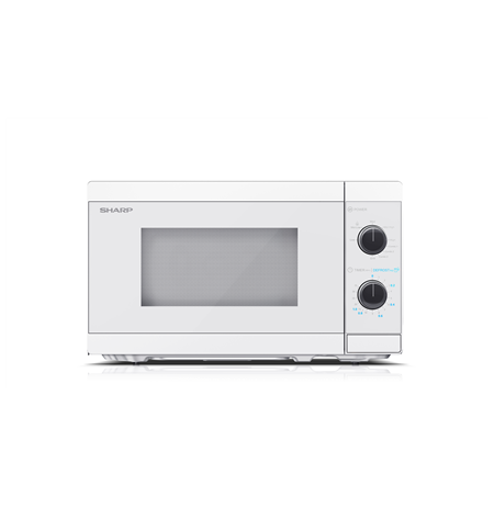 Sharp Microwave Oven with Grill YC-MG01E-C Free standing, 800 W, Grill, Crystal White